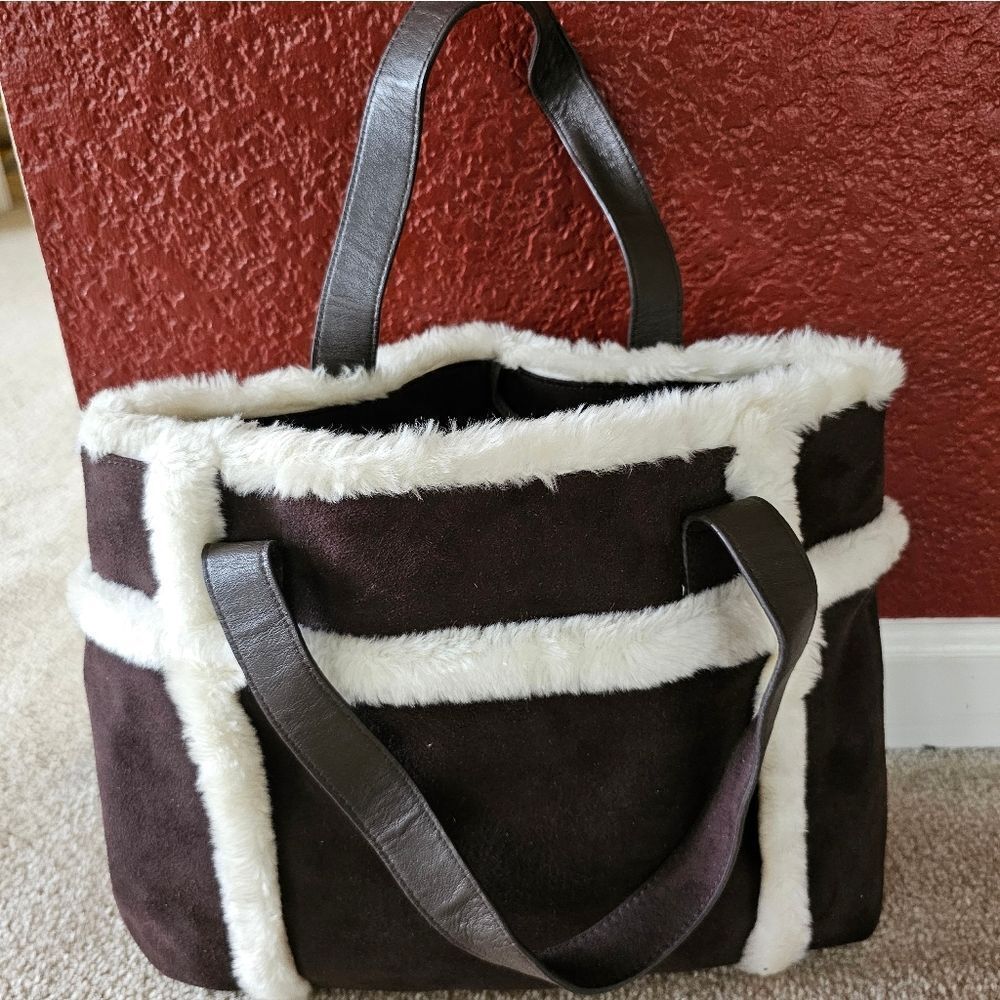 Preview International Dark Brown and Cream Tote Bag